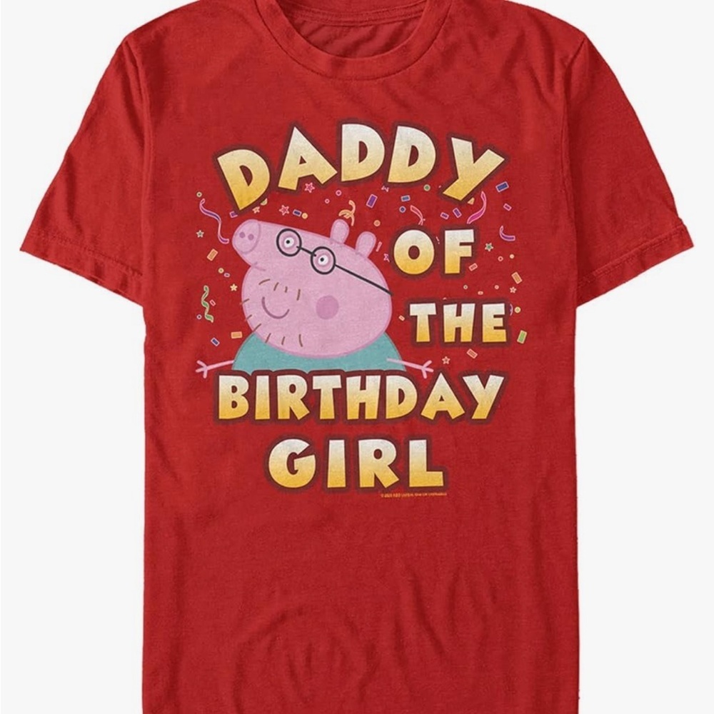 3xl “ daddy of the birthday girl” Tshirt